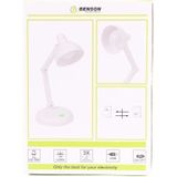 Benson - LED Lamp - Opvouwbaar - Wit - 18 SMD LED's