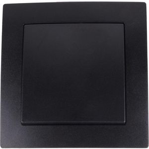 Benson - Wandcontactdoos - Schakelaar - Inbouw - Matzwart - 81 x 81 mm