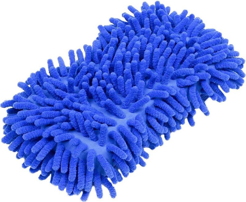 Benson Microvezel was- en insectenspons - dubbelzijdig - blauw