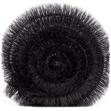 Benson Flexibele dakgootborstel - Ø 10 cm x 4 meter - zwart - roestvrijstaal en nylon