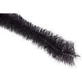 Benson Flexibele dakgootborstel - Ø 10 cm x 4 meter - zwart - roestvrijstaal en nylon