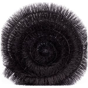 Benson Flexibele dakgootborstel - Ø 10 cm x 4 meter - zwart - roestvrijstaal en nylon