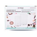 Benson Organizer Make-up - Kwastenhouder - Transparant - 15 x 8.4 x 10.8 cm