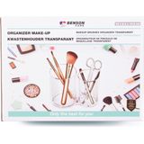 Benson Organizer Make-up - Kwastenhouder - Transparant - 15 x 8.4 x 10.8 cm