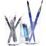 Benson Organizer Make-up - Kwastenhouder - Transparant - 15 x 8.4 x 10.8 cm