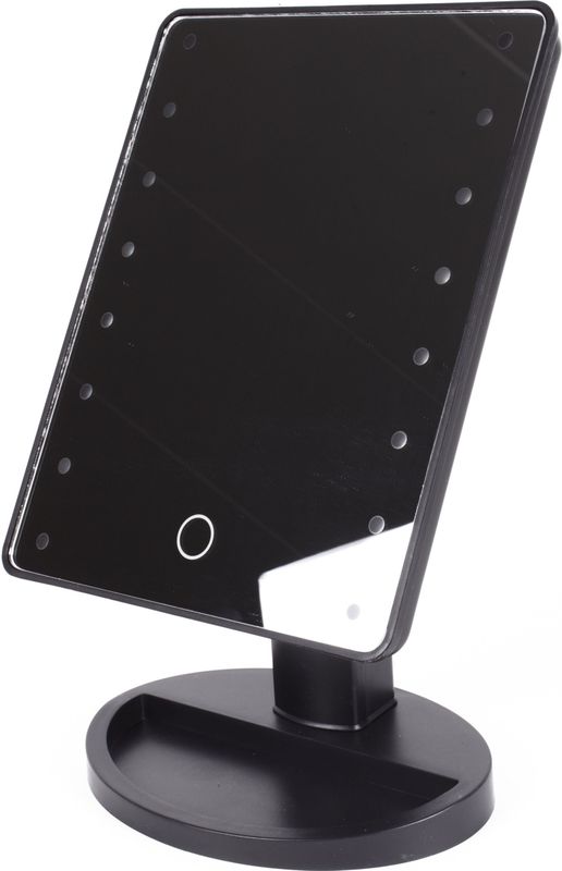 Make Up Spiegel - LED Touch - Dimbaar - 16 Leds - Zwart