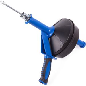 Hofftech Rioolveer - Boormachine Aangedreven - 7.6 Meter - Kurkentrekker Uiteinde - Sterk Pistool Handvat