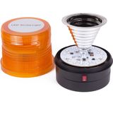 Benson - LED Zwaailicht - Oranje - Polystyreen Lens - ABS Behuizing
