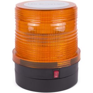 Benson - LED Zwaailicht - Oranje - Polystyreen Lens - ABS Behuizing