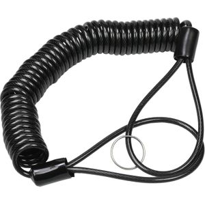 Stahlex Staalkabel met lussen - 3 meter x 4 millimeter - geplastificeerd - kabelslot - terraskabel