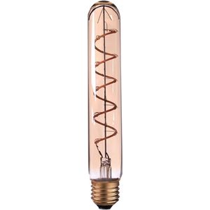 Benson Retro LED filamentbuis - warm wit - dimbaar - 18,5 cm - 4W - E27 - koperkleurig glas