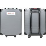Hofftech Gereedschapstrolley op wielen - Aluminium - 186-delig - Compact en mobiel