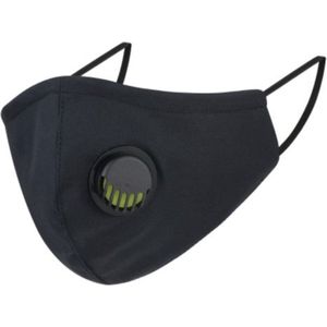 Benson Zwart Mondkapje - Mondmasker - met Ademfilter - Herbruikbaar