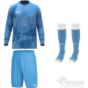 Jako - River Keeperstenue - Korte Broek - Hemelsblauw - 100% Polyester Mesh