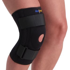 Dunimed Kniebrace met Baleinen - Verstelbare Knieband - Kniebandage - Patellabrace - Ondersteuning en Versterking Knie - Maat XL