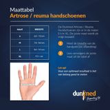 Medidu Artrose Handschoenen - Reuma Compressie Handschoenen - Open Vingertoppen - Unisex - Beige - M