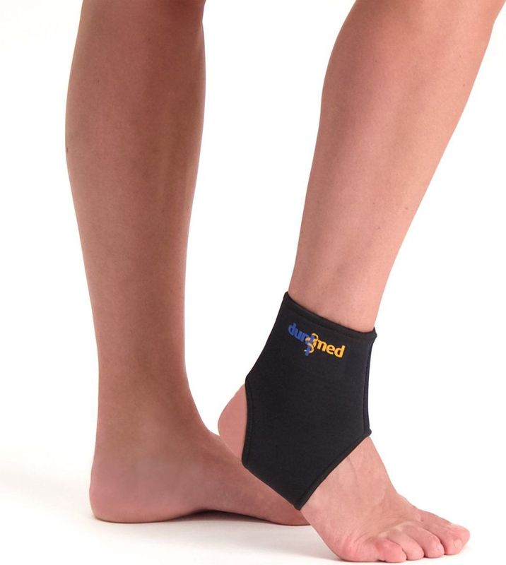 Dunimed Enkelsteun - Lichtgewicht Enkelbrace - Versteviging van de Enkel - Enkelbandage - Enkelband - Zwart - M