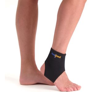 Dunimed Enkelsteun - Lichtgewicht Enkelbrace - Versteviging van de Enkel - Enkelbandage - Enkelband - Zwart - L