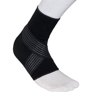 Dunimed Premium Enkelbrace (in zwart en beige) size: L