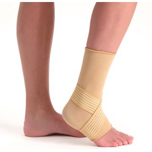 Dunimed - Premium Enkelbrace - Enkelbandage - Beige - Enkel Ondersteuning