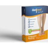Dunimed premium comfort steunkousen drukklasse 1 - open teen (Per paar)