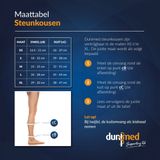Dunimed premium comfort steunkousen drukklasse 1 - open teen (Per paar)