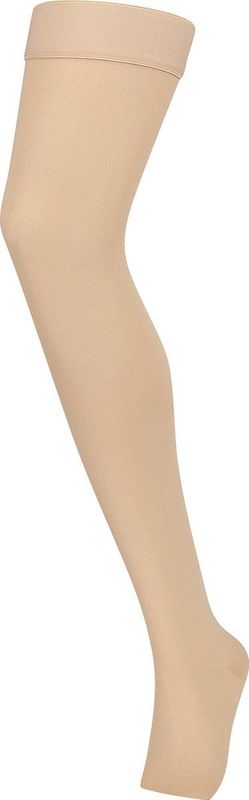 Dunimed premium comfort steunkousen tot de lies - open teen (per paar)