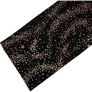 Intratuin - Robi - Tafelloper - Zwart - 40 x 150 cm