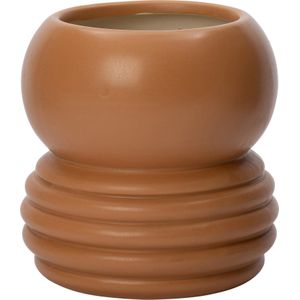 Intratuin - Ulrica - Bloempot - Terracotta - Ø 18,5 H 17,5 cm