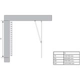 Sealskin Hooked inloopdouche 75x200cm 6mm veiligheidsglas zilver hoogglans