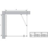 Sealskin Hooked inloopdouche type A3 140x200 cm, 6 mm helder veiligheidsglas met antikalklaag zilver hoogglans