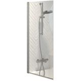 Sealskin - Hooked - Badwand - Zilver - Omkeerbaar - Veiligheidsglas