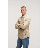 Denham - Hunt - Overshirt - Zand Beige - Ribstop Kwaliteit