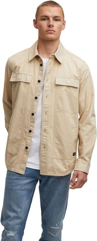 Denham - Hunt - Overshirt - Zand Beige - Ribstop Kwaliteit