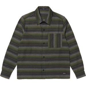 Denham - Burton - Overshirt - Blauw Groen Grijs Beige Mix - Katoen