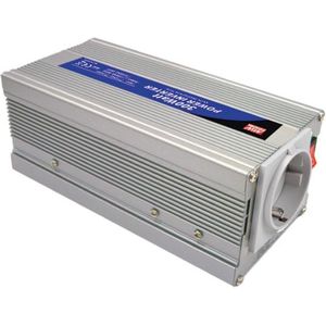 MEAN WELL - DC-AC Inverter - Gemodificeerde Sinusgolf - 300 W - Duits Stopcontact