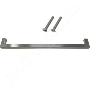 Design handgreep deurgreep greep voor kast - lade - laatje - deur - keukenkastje | handgrepen | grepen | RVS | 30cm | geborsteld staal zilver mat