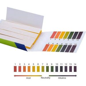 1 Pack PH Strip Test - Lakmoes Papier Zuur Meten Base 1 14 - Zwembad Aquarium - 80 Strips