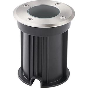 Groenovatie Grondspot Rond - Tuinverlichting - GU10 Fitting - Waterdicht IP67 - RVS