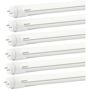 LED TL T8 Buis Pro, 22W, 150cm, 2640 Lumen, 840 Neutraal Wit, 6-Pack