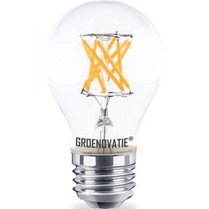 Groenovatie LED Filament Lamp E27 Fitting - 8W - Extra Warm Wit - Dimbaar - 106x60 mm