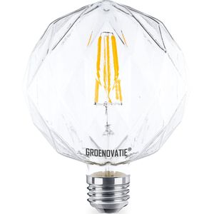 Groenovatie E27 LED Filament Briljant - Lamp - 8W - Warm Wit - Dimbaar