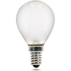 Groenovatie E14 LED Filament Kogellamp - 2W - Mat - Warm Wit - Dimbaar