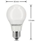 E27 LED Lamp - Warm Wit - 7W - 6-Pack - 560 Lumen - Energie-efficiënteklasse A+