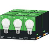 E27 LED Lamp - Warm Wit - 7W - 6-Pack - 560 Lumen - Energie-efficiënteklasse A+