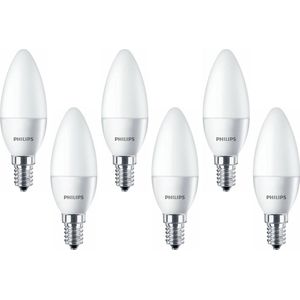 Philips CorePro E14 LED Lamp - 2.8W - Warm Wit - Vervangt 25W - 6-Pack