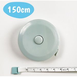 Meetlint Lichaam - Rolmaat - Lintmeter - Rolmeter - Klussen - Hobby en Knutselen - Sport Lint - Meet Rol - Omtrekmeter - Kleding Meetband - - Uitrol Meter - Uitrolbaar - 1.5 Meter - Blauw