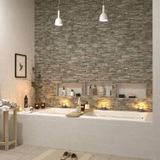 Gliss - Shelf - Badplank - Wit Olie - Massief Eikenhout - 80 cm