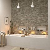 Gliss - Shelf - Badplank - Wit Olie - Massief Eikenhout - 80 cm