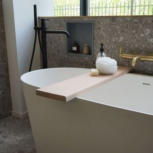 Gliss - Shelf - Badplank - Wit Olie - Massief Eikenhout - 90 cm